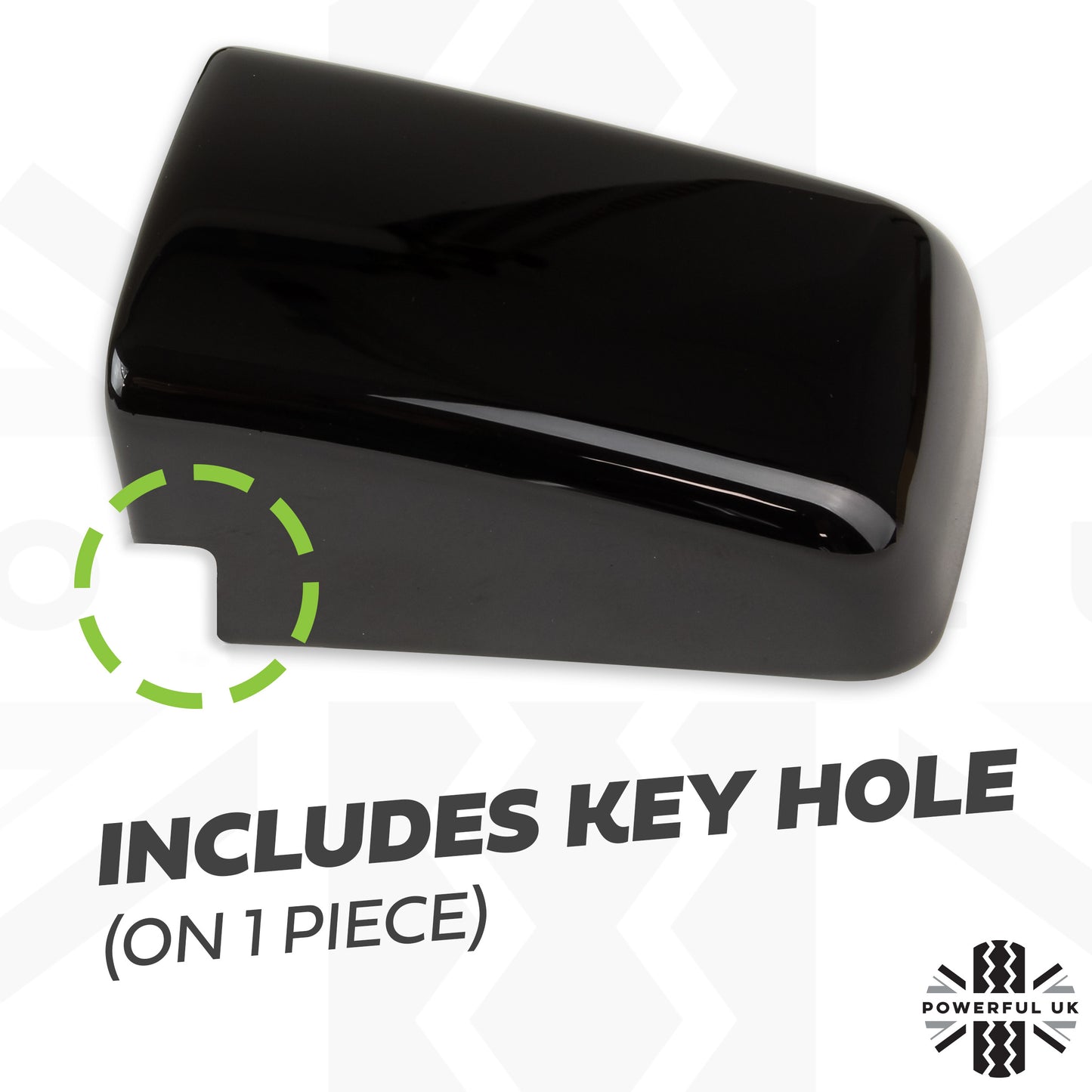 Door Handle Covers for Land Rover Discovery 3 fitted with 1 pc Handles - Gloss Black