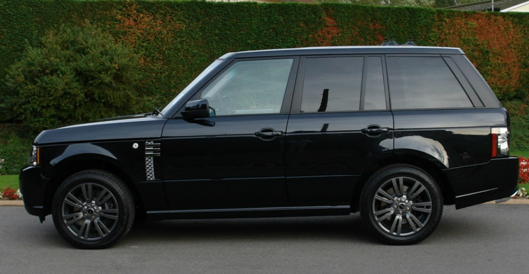 Side Vents - Autobiography Style - Black / Chrome / Silver for Range Rover L322