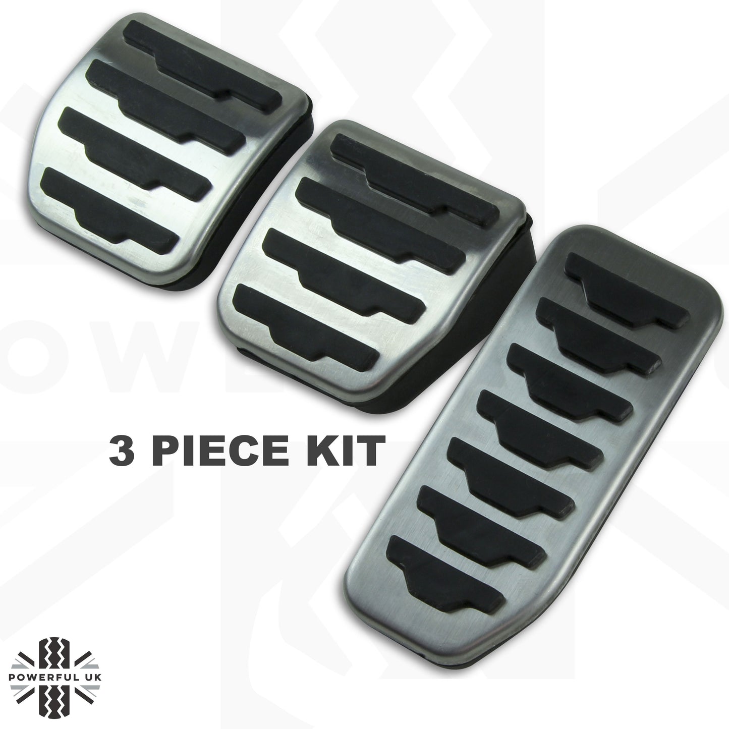 Foot Pedal Covers - 3pc Manual - for Jaguar F-Pace