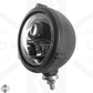 6" LED Bottom Mount Round Headlight with DRL - LHD - Pair