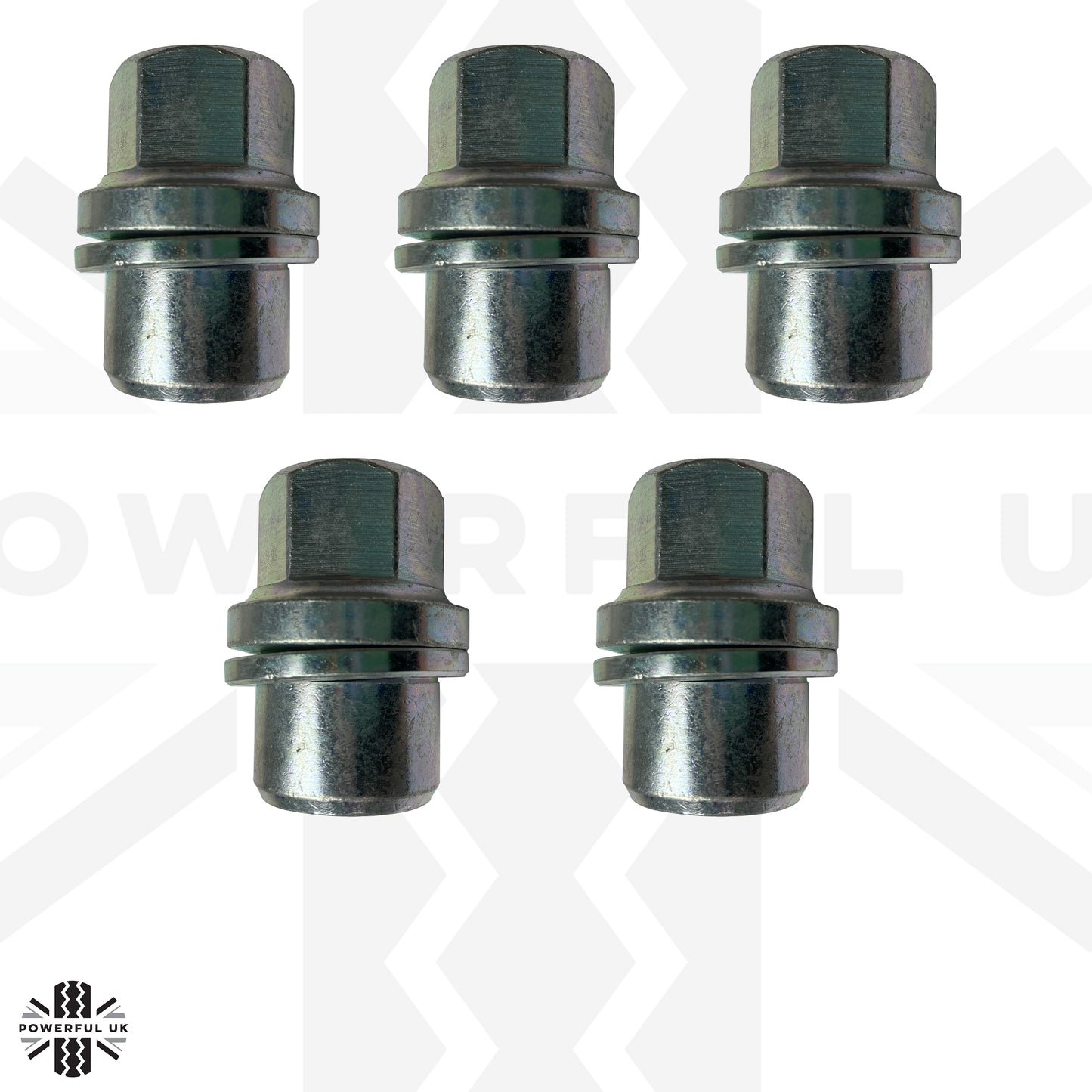 Genuine Alloy Wheel Nuts 5pc kit for Range Rover Classic - Alloy wheel type