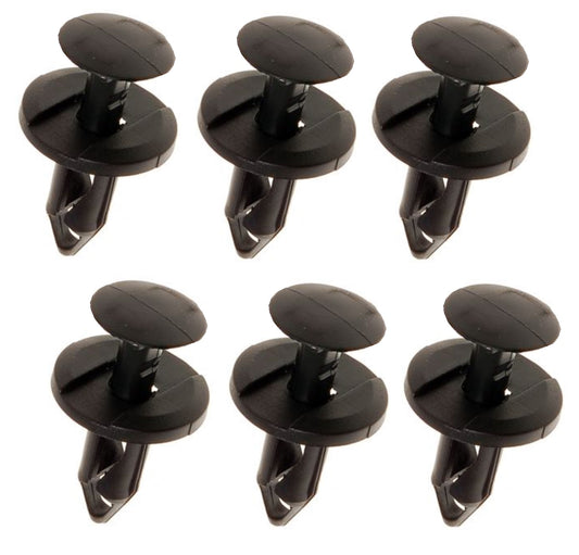 Push Rivet Fixing Clips - x6 for Land Rover Discovery 3/4