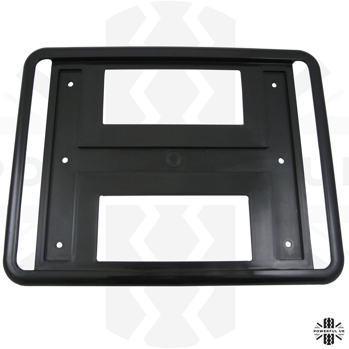 Square Rear Number Plate Surround for Land Rover Discovery 3 / 4 - Black