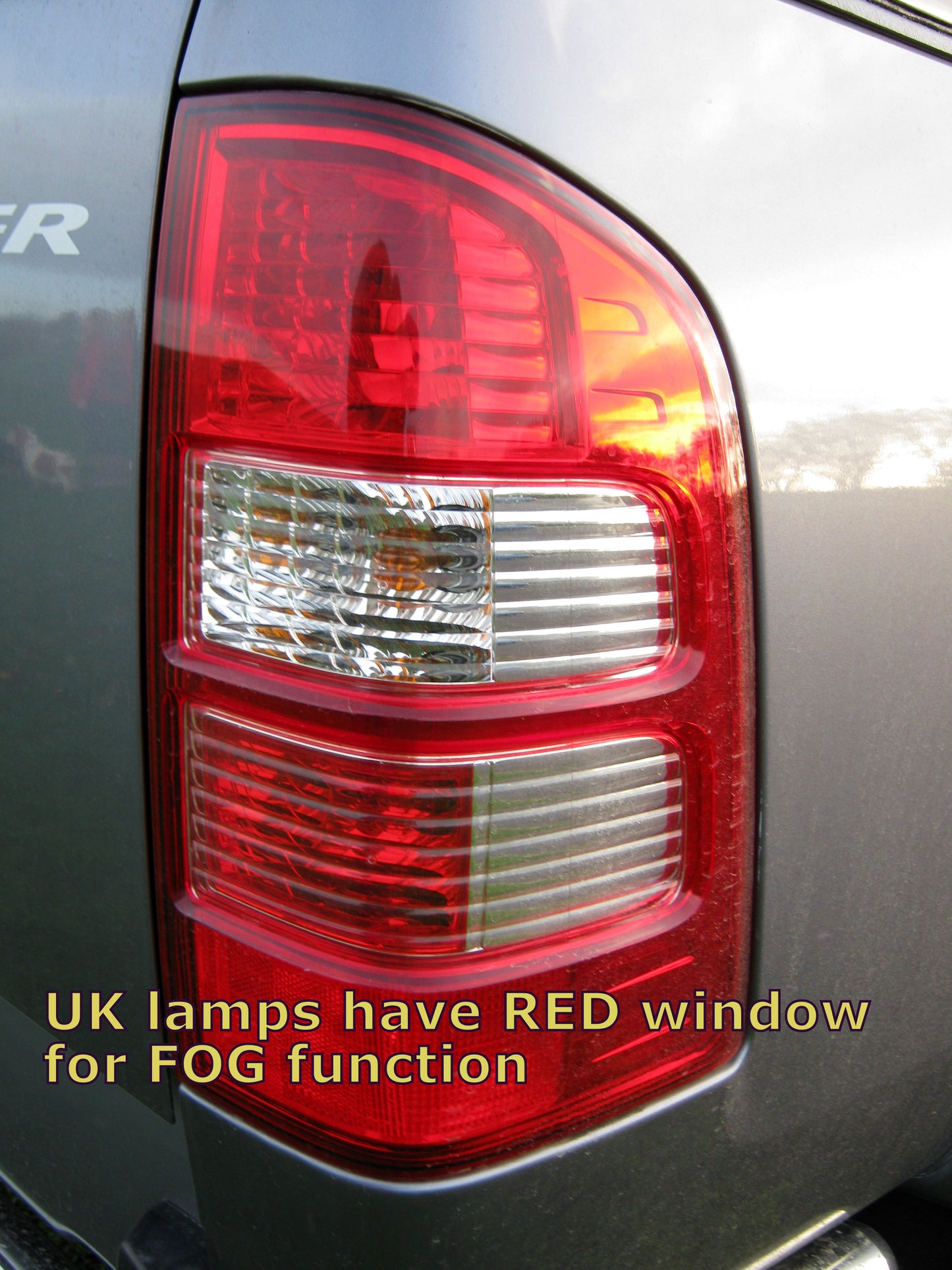 Ford Range Rear Light 2006 to 09 - RH ( no fog lamp )