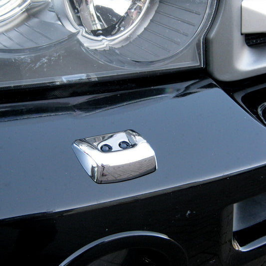 Front bumper Headlight CHROME WASHER JET COVER for Range Rover Sport headlamp