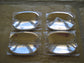 Door Handle Scuff Plates (4pc) for Range Rover L322 - Polished Stainless