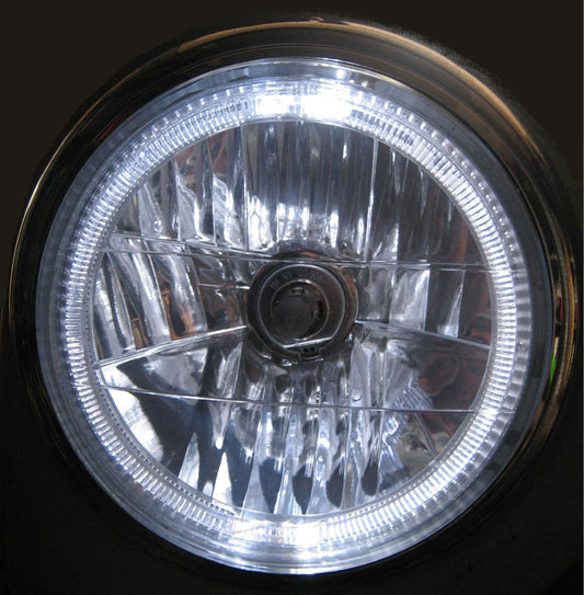 Angel Eye Headlights Classic Mini - RHD - Clear