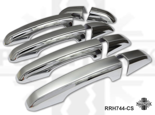 2pc "Autobiography Style" Door Handle Covers for Range Rover L405 - Chrome/Silver