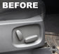 Interior Seat Button Covers (4 pc) - Silver & Black for Land Rover Discovery 4