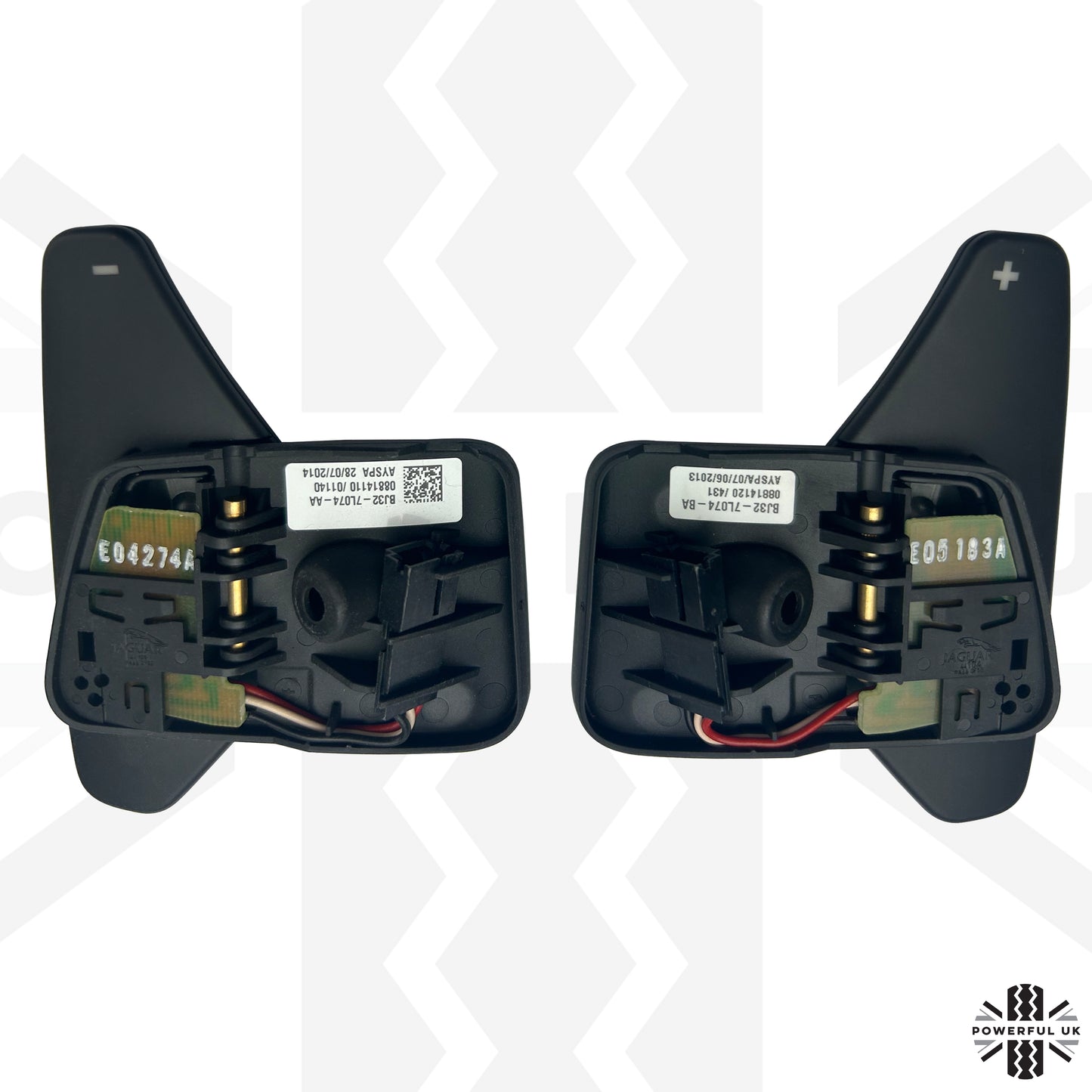 Black Paddle Shifts for Range Rover Evoque - Pair