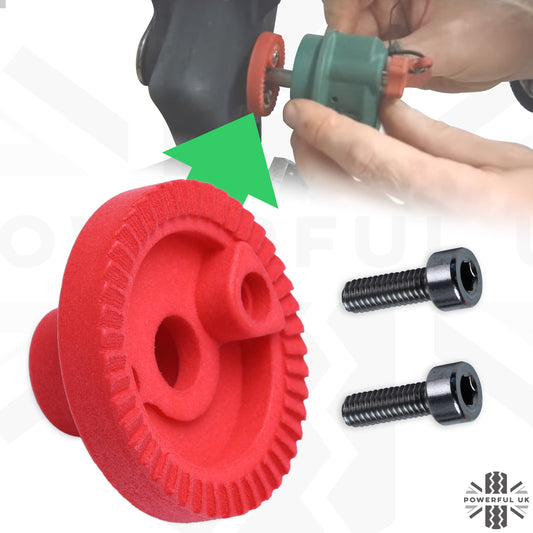 Tow Bar Replacement Red Ratchet Cog (for 50mm Large Type) for Range Rover Sport L320