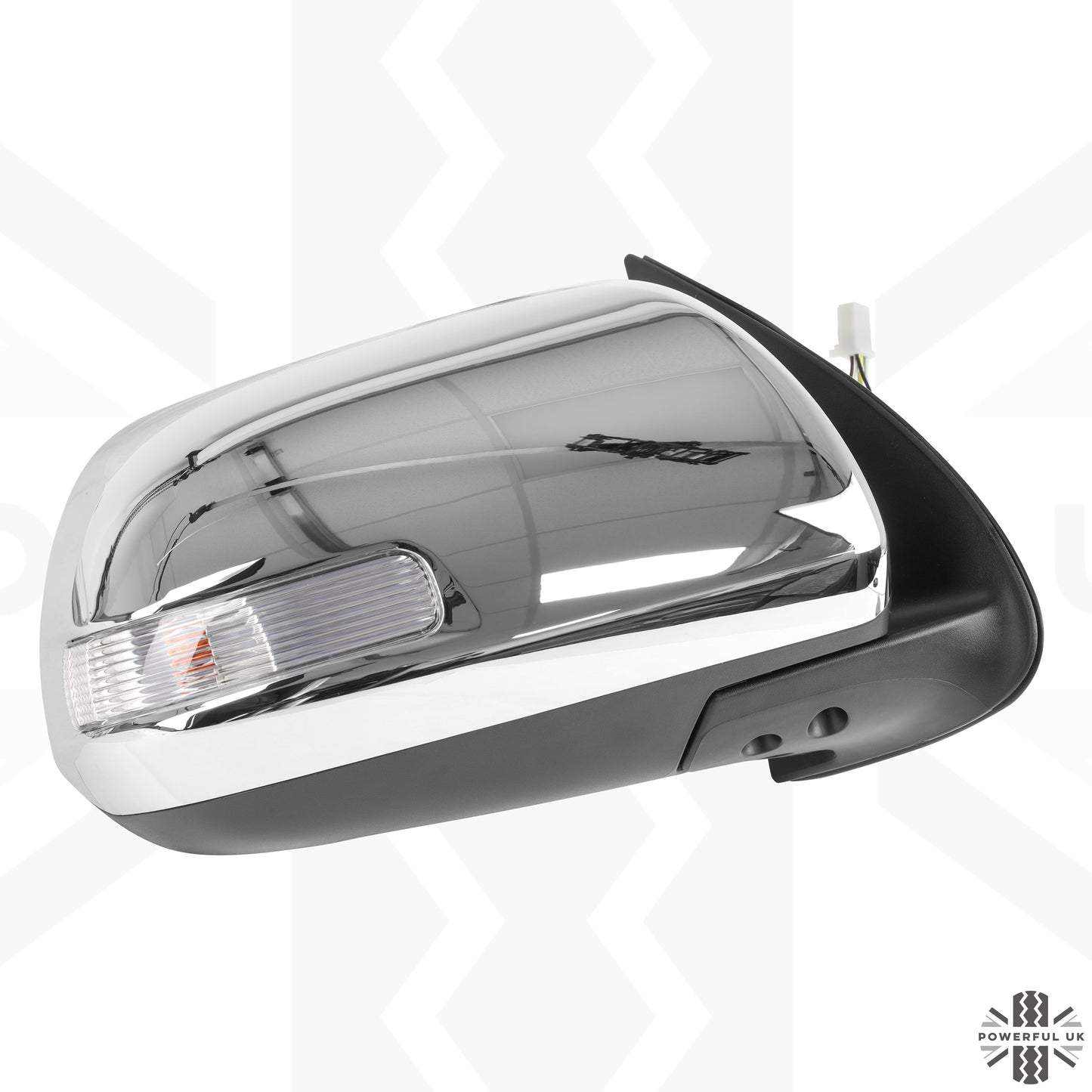 Wing Mirror Assembly - Chrome - RH - for Toyota Hilux Mk7 (2011-15)