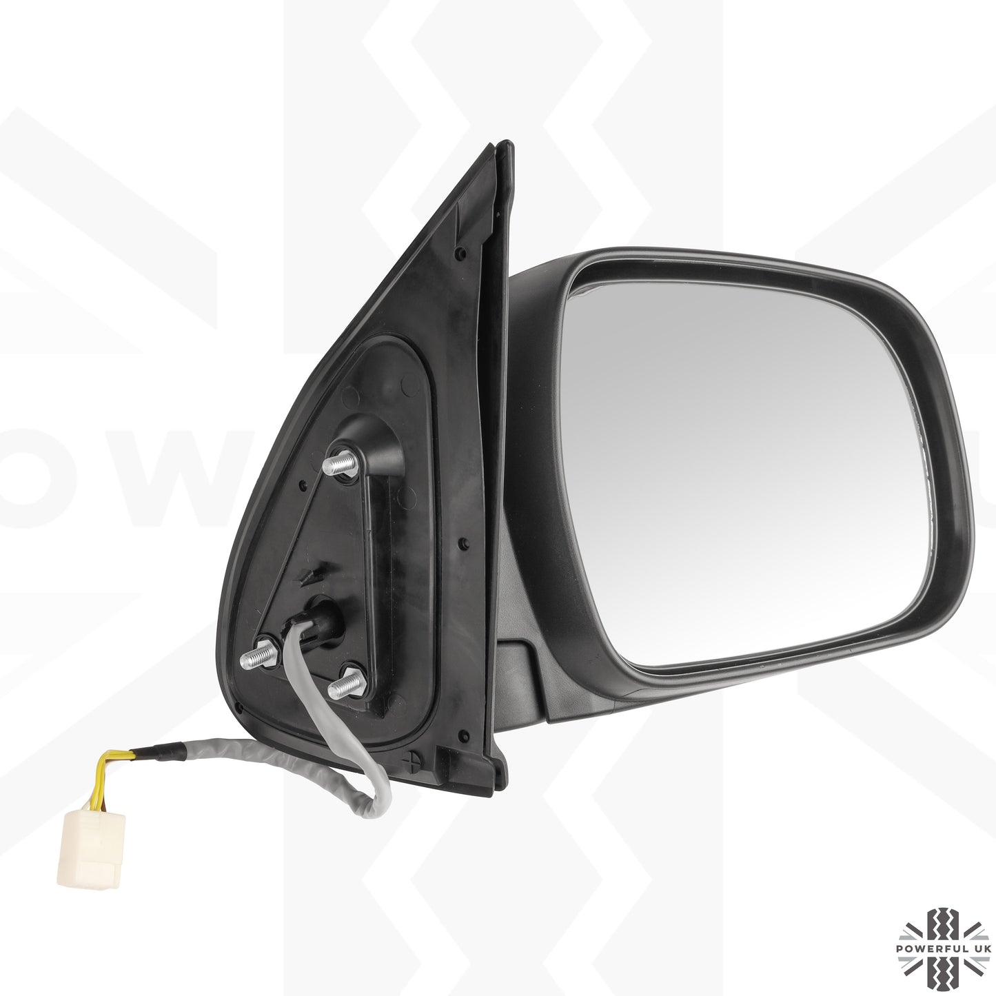 Wing Mirror Assembly - Chrome - RH - for Toyota Hilux Mk6 (NO power fold)