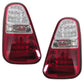 LED Rear Lights with REVERSE Lamp -  Clear - for BMW Mini Cooper