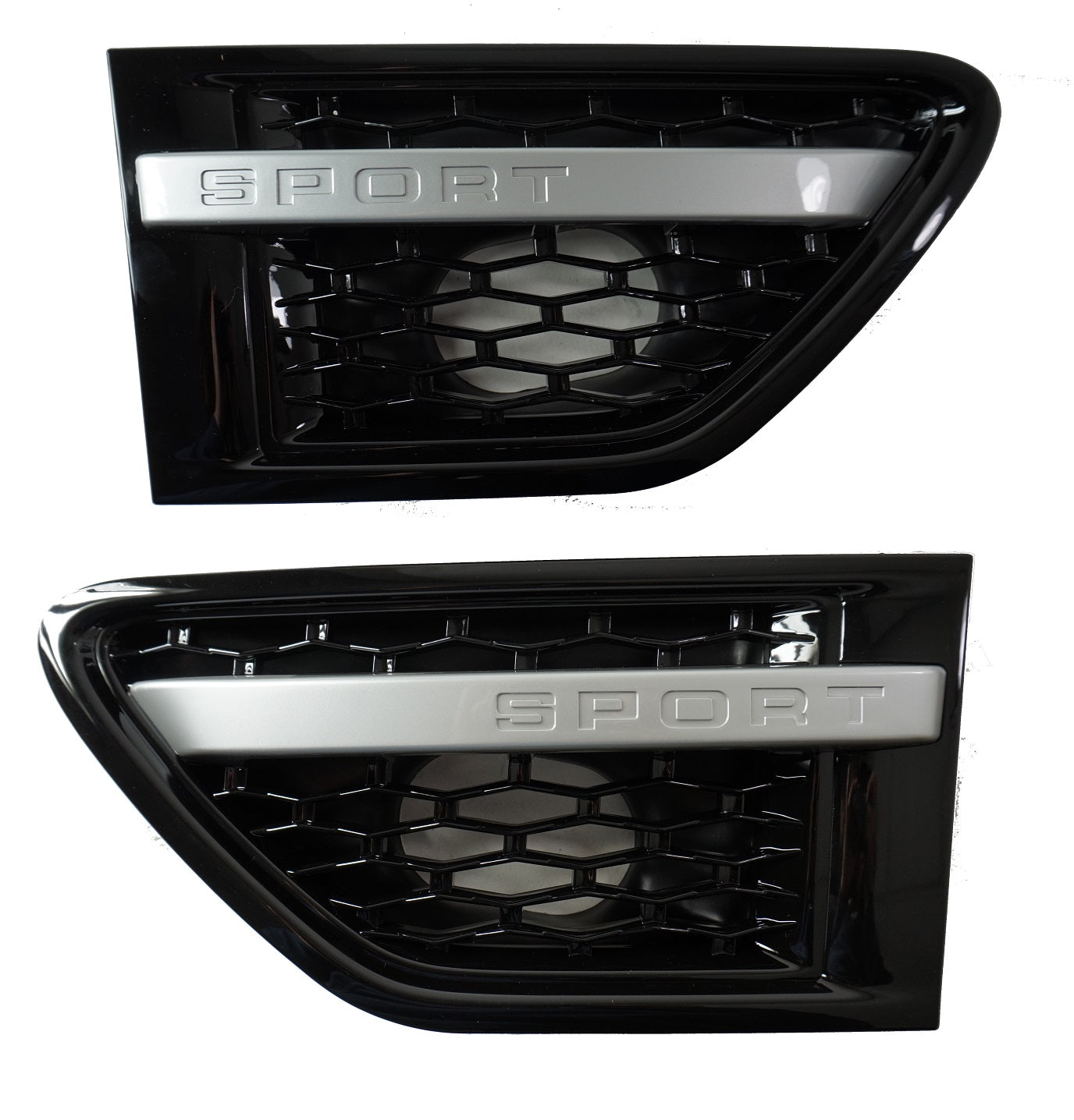 Side Vents - Black/Silver/Black for Range Rover Sport 2010