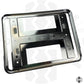 Square Rear Number Plate Surround for Land Rover Discovery 3 / 4 - Chrome