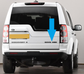 Tailgate Lettering "SDV6" - Silver - for Land Rover Discovery 3 & 4