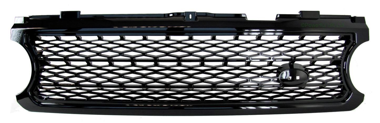 "Supercharged Style" Grille for Range Rover L322 05-09 - Black