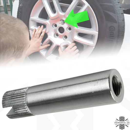 Easy wheel fitting tool for Land Rover Discovery 3/4
