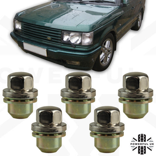 Wheel Alloy Nuts for Range Rover P38 5pc Kit 1994-2001
