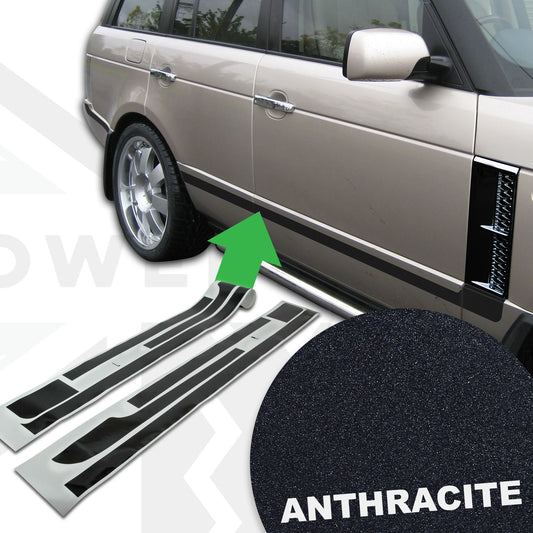 Vinyl Graphics - L405 Style Stripes - Anthracite for Range Rover L322