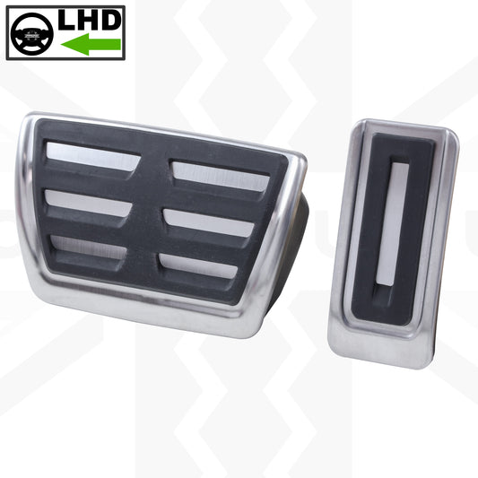 2pc Automatic Pedal Cover Kit for VW Transporter T5 & T6 - LHD