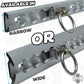 3x Cargo Track/Rails + 4x Tie-down loops - Narrow Type