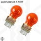 Pair of Orange Indicator Bulbs for Land Rover Discovery 3