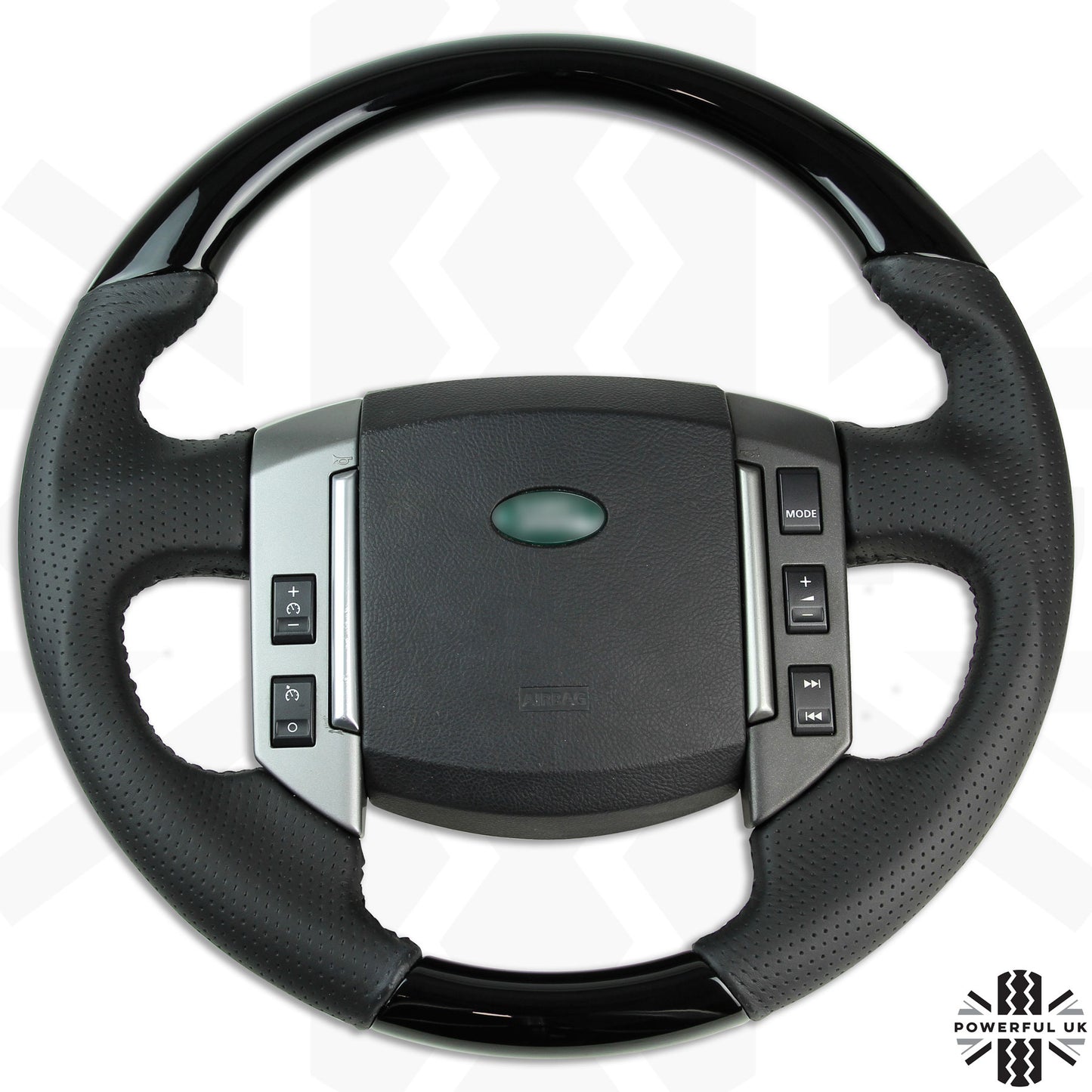 Steering Wheel -Sport Grip - Perf - No Heat - Black Piano for Land Rover Discovery 3