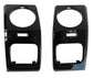 Dashboard Panel Ends 2 pc - Gloss Black - for Land Rover Discovery 3