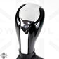 Gear Knob - Black Piano + Polished Metal Insert for Range Rover L322