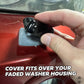 Headlight Washer Jet Covers for Range Rover Sport L320 2005-09 in Gloss Black