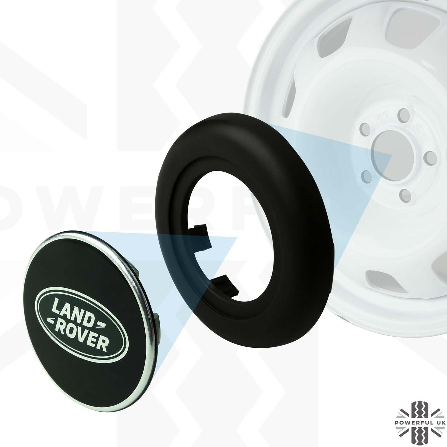 Steel Wheel Centre Cap & Badge x1 - for Land Rover Defender L663