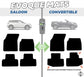 Rubber Floor Mats (genuine) - RHD - for Range Rover Evoque (2011-18) SALOON