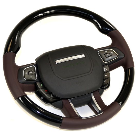 Steering Wheel Non Heated / Sport Grip / Non- Paddle Shift for Range Rover Evoque - Maroon