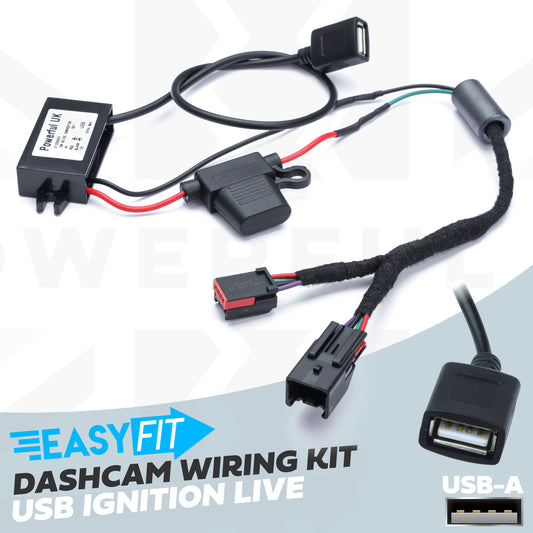 Dash Cam Overhead Console Wiring Kit loom for Land Rover Discovery 3/4 - USB-A