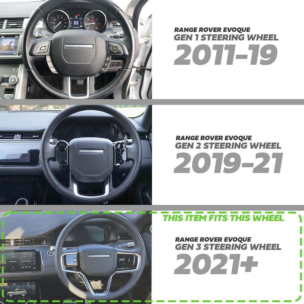 Touch Switch Pack (Late Type) for Range Rover Evoque 2 2021+ - HEATED - Right