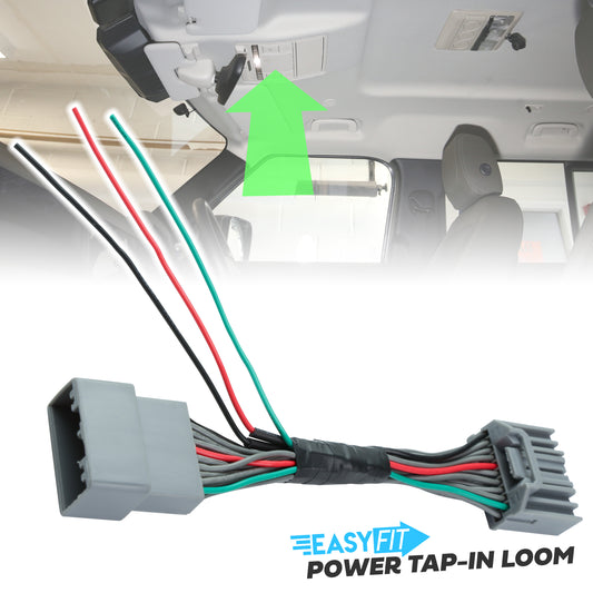 Dash Cam Power Tap-In Loom for Overhead Console for Range Rover Velar