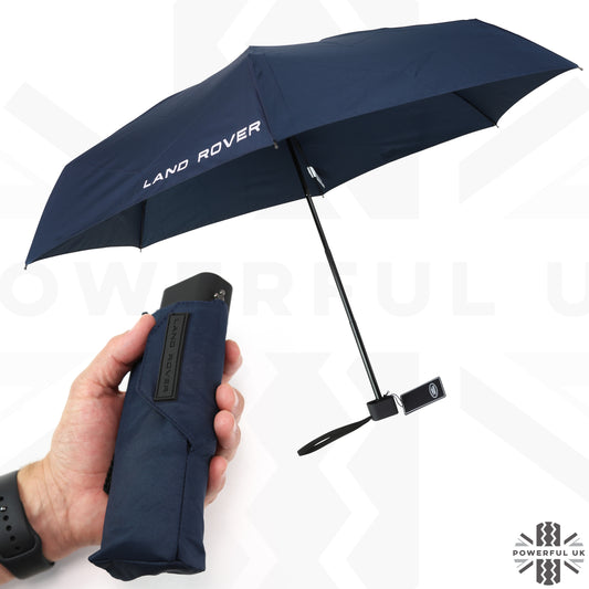 Geniune Land Rover Compact Umbrella - Navy Blue