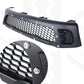 Front Grille - Matt Black Mesh + Cosmetic Bolts - for Toyota Hilux Mk8 Revo (2016-20)