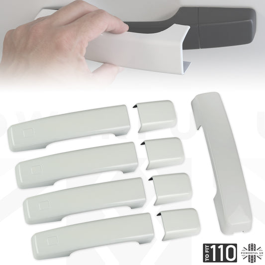 Door & Tailgate Handle Covers - Fuji White - for Land Rover Defender L663 (110/130)