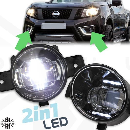 2 in 1 LED Fog/DRL Lights for Nissan Navara NP300