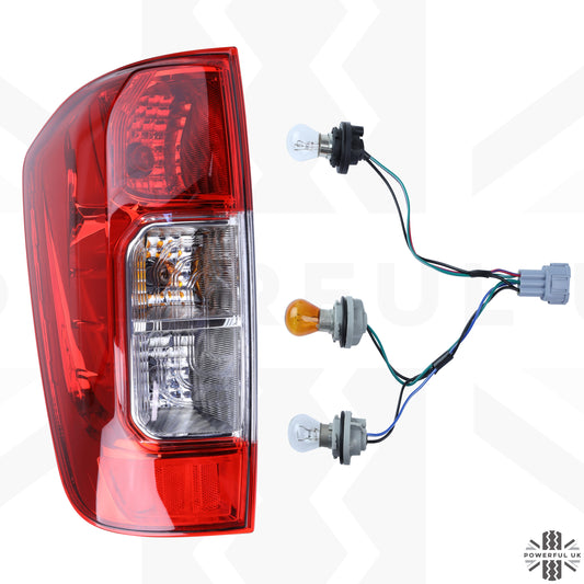 Rear Light - LH - for Nissan Navara NP300 inc Loom + Bulbs
