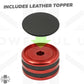 Rotary Shifter in Red with Leather Topper Type 1 - Genuine - for Range Rover Evoque (2011-18)