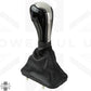 Gear Knob - Black Piano + Brushed Metal Insert for Range Rover L322