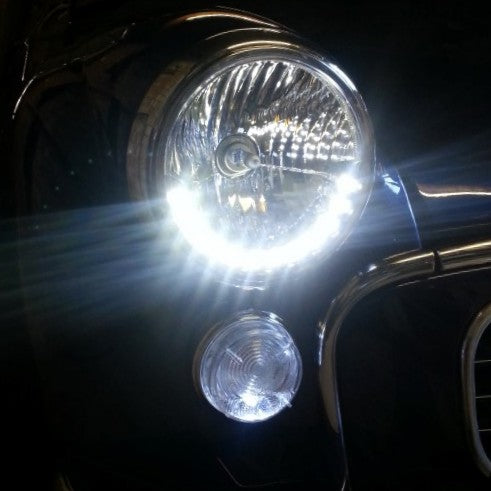 Morris Minor DRL Style LED Headlights - DRL Style - LHD