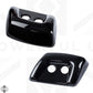 Headlight Washer Jet Covers for Range Rover L322 2006-09 in Gloss Black