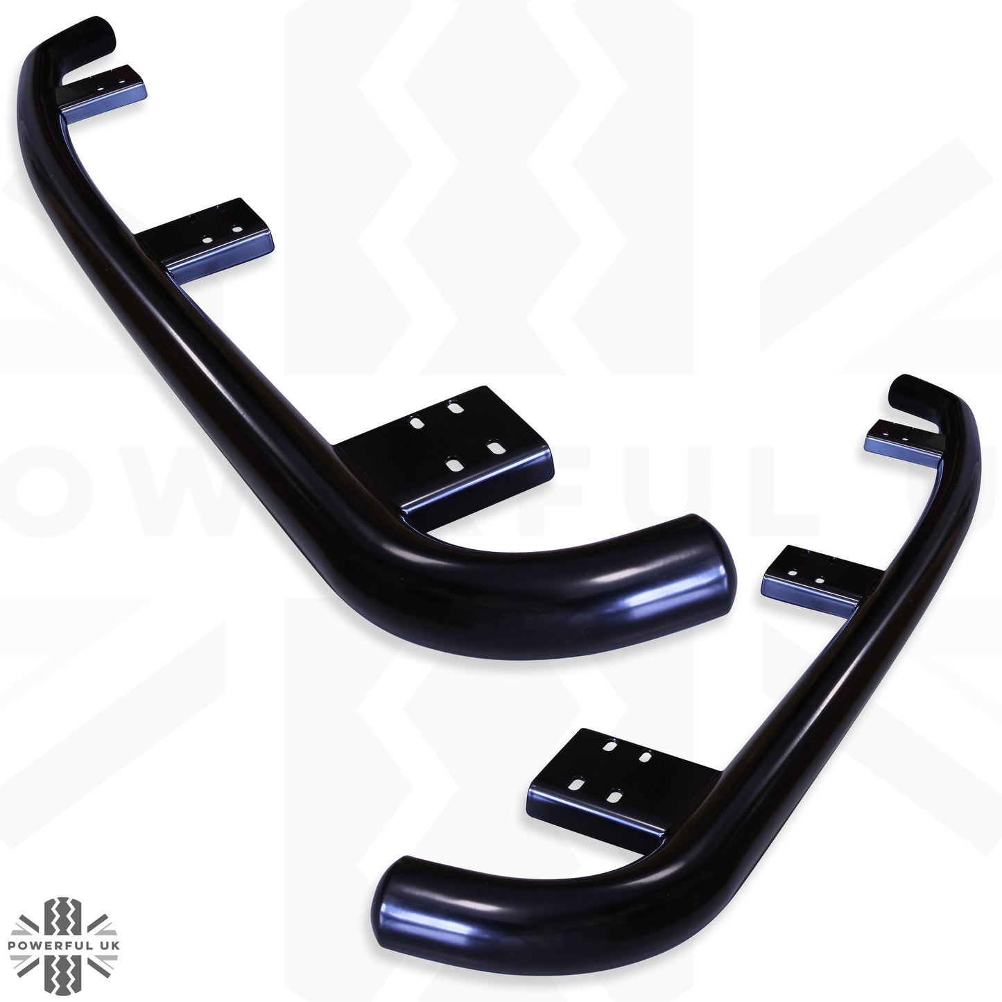 Side Bars (Fit To Under Side Steps) - Black for Range Rover Sport