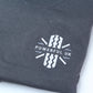 Embroidered T-Shirt Powerful UK Ltd "Merch" - Charcoal Grey - EXTRA LARGE