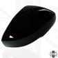 Mirror Covers - Top Half Caps for Land Rover Discovery 4 Facelift - Gloss Black